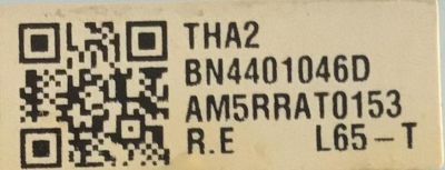 KIT DE TARJETAS PARA TV SAMSUNG QLED 4K SMART TV / MAIN BN94-16906B / BN41-02902A / FUENTE BN44-01052B / LED DRIVER BN44-01046D / L65S8ND_THS / PANEL CY-TT065FMEV2H / MODELO QN65Q80AAFXZA BA03 - Imagen 2
